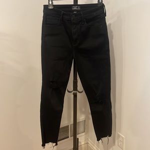 Abercrombie and Fitch- Black Jeans-Curve love